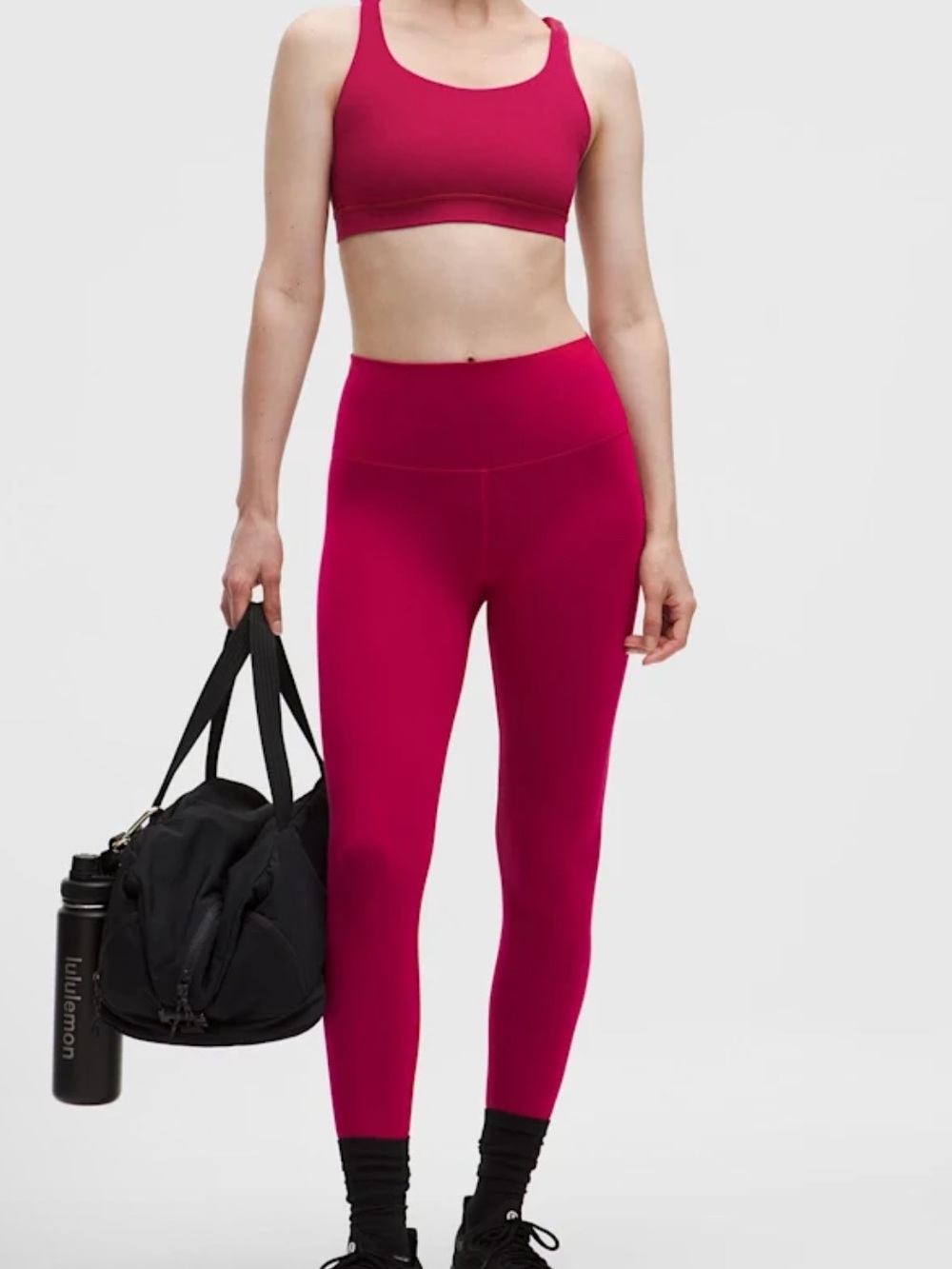 lululemon athletica Wunder Train HR 25in. BNWT Berry Rumble
